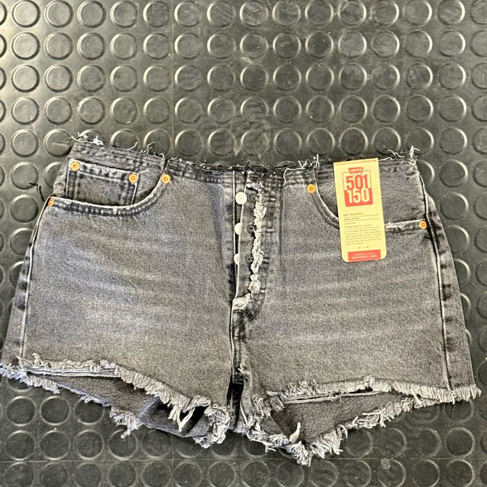 Levi's Women's Gray Denim Shorts